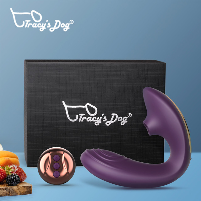 Tracy's Dog 2 in 1 Clit Stimulation Licking Vibrator And Slap Dual
